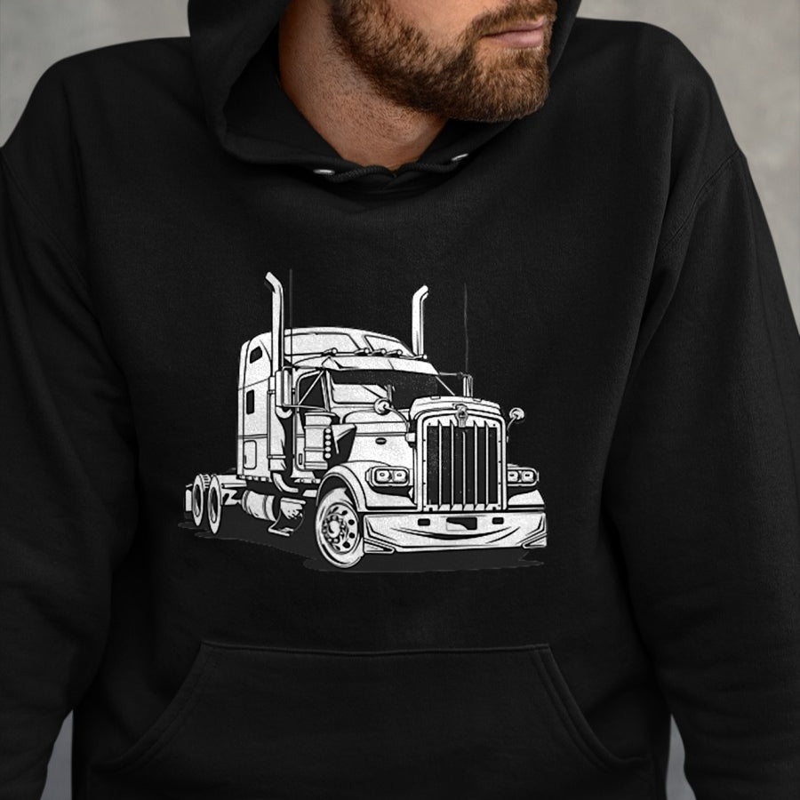 Best Truck Driver Life Shirt, Funny Trucker UnisexT-Shirt/Hoodie/Sweatshirt HLT00 - Semi Truck Driver T-Shirt (2)
