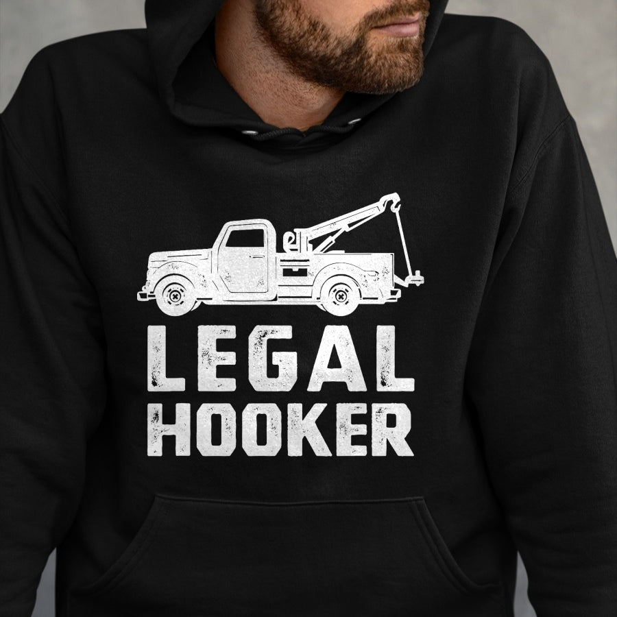 Best Truck Driver Life Shirt, Funny Trucker UnisexT-Shirt/Hoodie/Sweatshirt HLT00 - Funny Tow Truck Shirt, Hooking Vehicle Towing Tee Gift T-Shirt