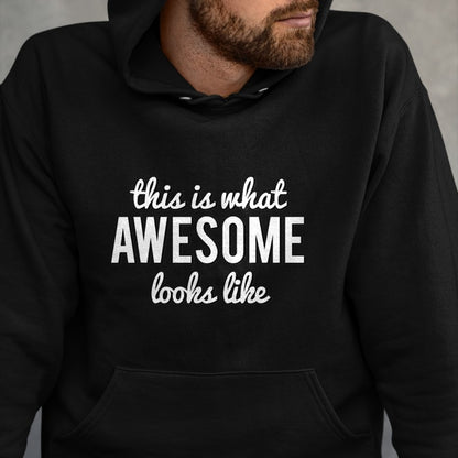 Best Wife Shirt, Wife and Husband Unisex T-Shirt/Hoodie/Sweatshirt HLT00 - This is What Awesome Looks Like T-Shirt