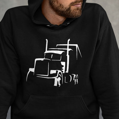 Best Truck Driver Life Shirt, Funny Trucker UnisexT-Shirt/Hoodie/Sweatshirt HLT00 - 18 Wheeler Semi Truck Shirt for Truck Drivers Who Love OTR T-Shirt