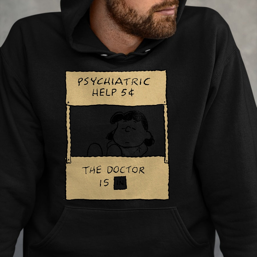 Best Doctor Shirt, Funny Doctor UnisexT-Shirt/Hoodie/Sweatshirt HLT00 - Peanuts - Lucy Doctor is in T-Shirt