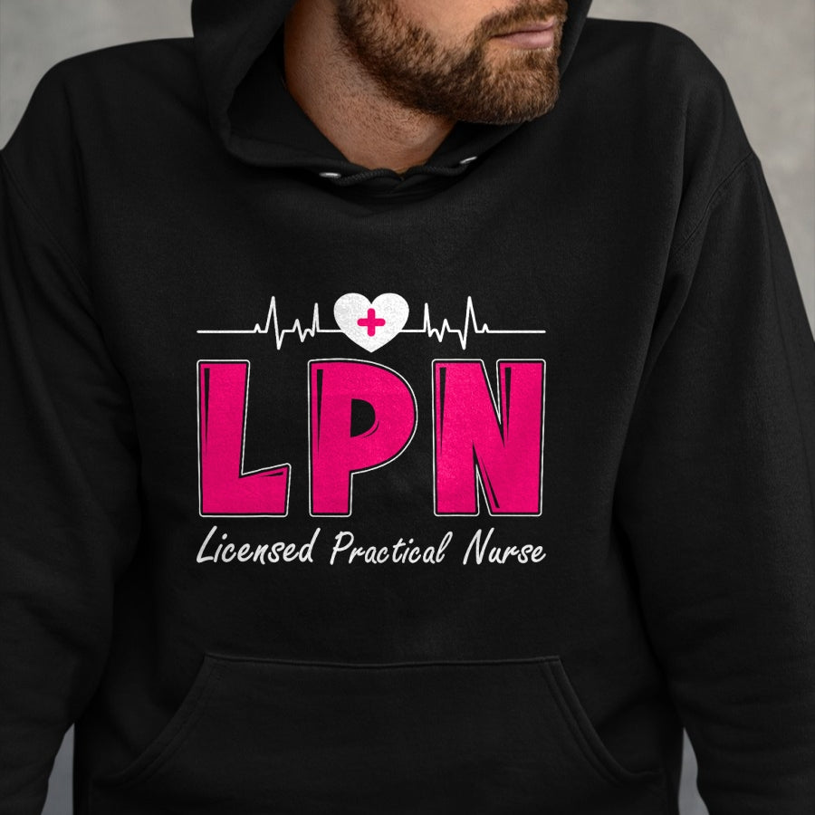 Funny Nurse Shirt, Nurse Unisex T-Shirt/Hoodie/Sweatshirt HLT00 - LPN Licensed Practical Nurse T-Shirt