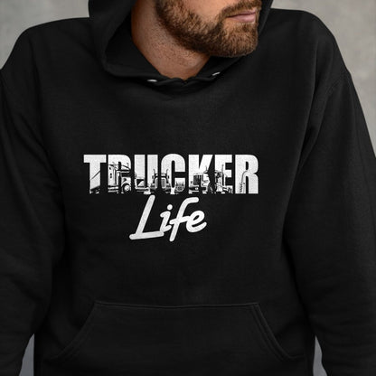 Best Truck Driver Life Shirt, Funny Trucker UnisexT-Shirt/Hoodie/Sweatshirt HLT00 - Truck Driver Trucker Life T-Shirt
