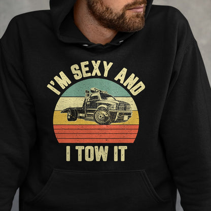 Best Truck Driver Life Shirt, Funny Trucker UnisexT-Shirt/Hoodie/Sweatshirt HLT00 - Tow Truck Driver Shirt Funny Towing Car Flat Bed Tow Truck T-Shirt