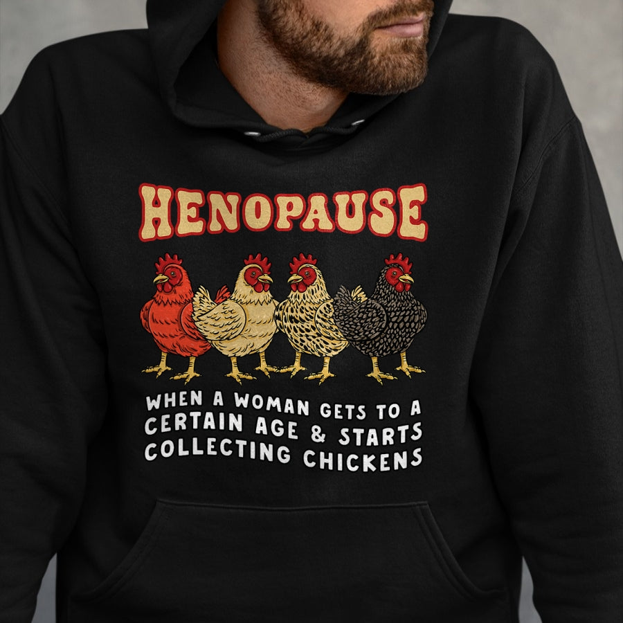 Best Farmer Life Shirt, Funny Farmer UnisexT-Shirt/Hoodie/Sweatshirt HLT00 - Funny Chicken Henopause Menopause Poultry Lover Farmer Retro T-Shirt