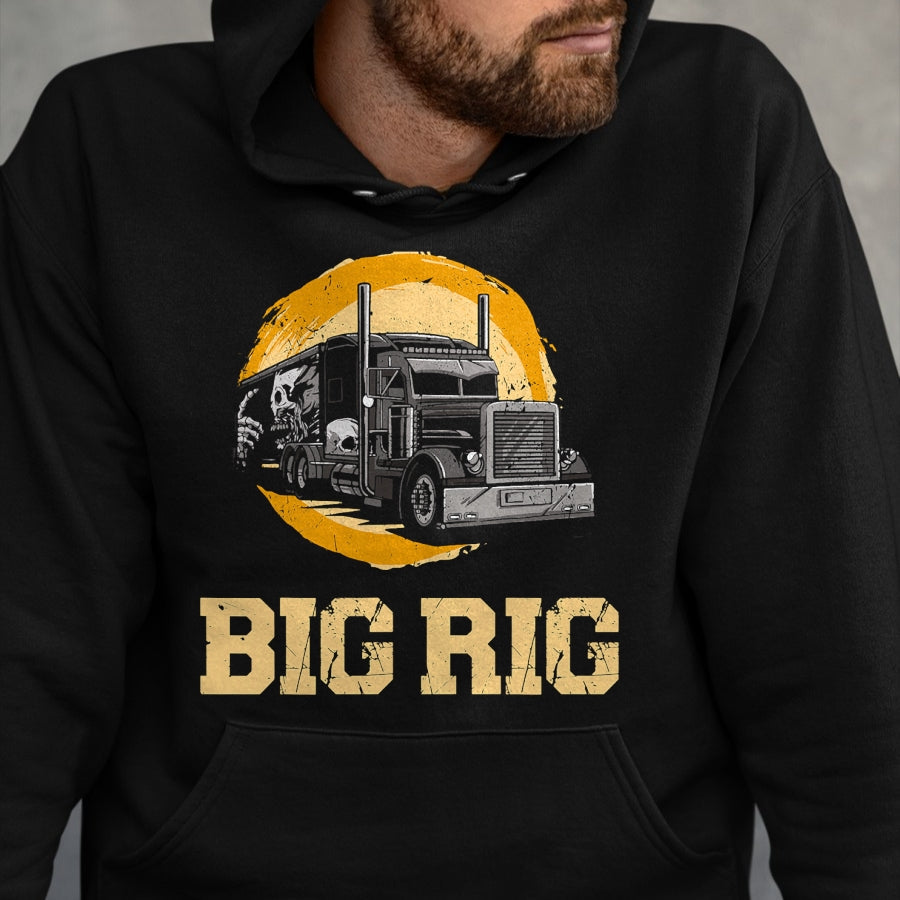 Best Truck Driver Life Shirt, Funny Trucker UnisexT-Shirt/Hoodie/Sweatshirt HLT00 - Trucker Truck Driver Vintage Big Rig T-Shirt