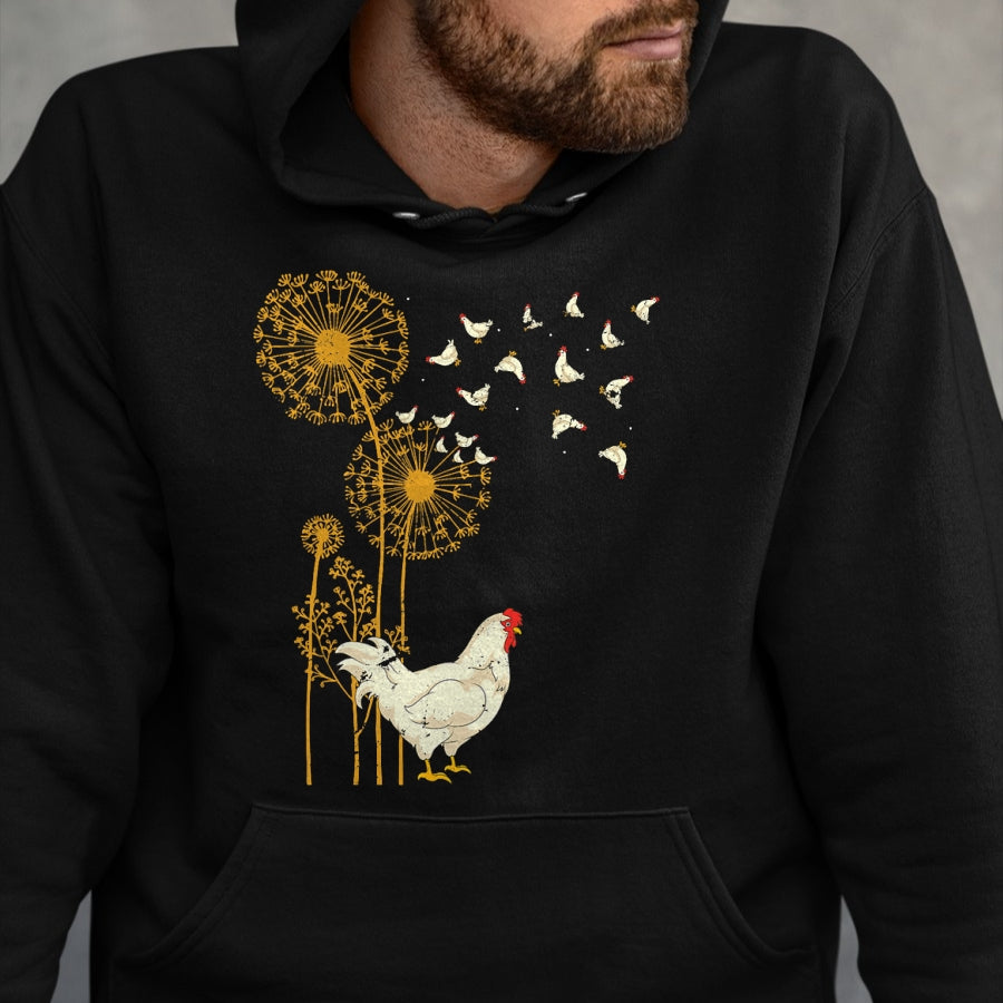 Best Farmer Life Shirt, Funny Farmer UnisexT-Shirt/Hoodie/Sweatshirt HLT00 - Farmer Poultry Bird Flower Farm Animal Dandelion Chicken T-Shirt Small