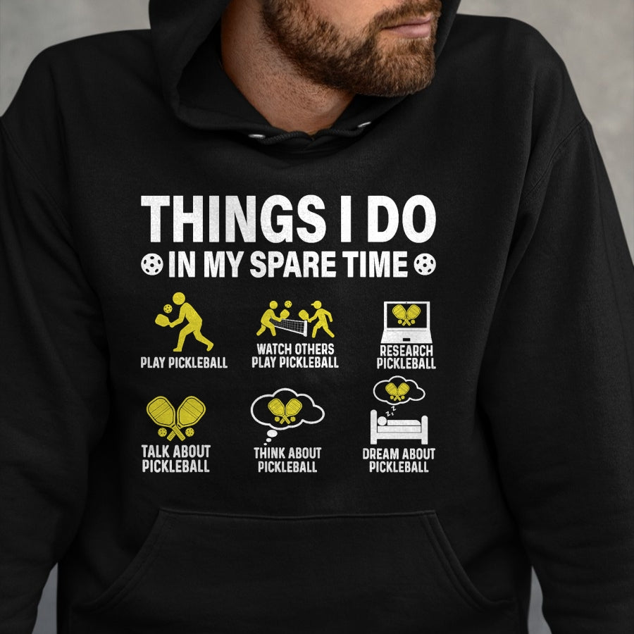 Funny Pickleball Shirt, Pickleball Lover Unisex T-Shirt/Hoodie/Sweatshirt HLT00 - Pickleball Art for Men Women Pickleball Player Pickle Ball T-Shirt
