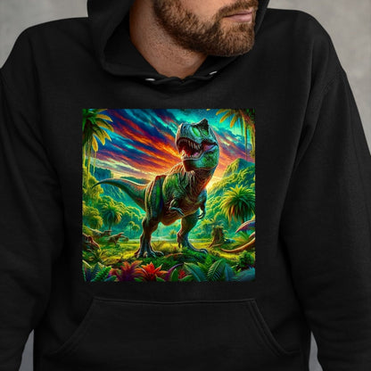 Best Dinosaur Lover Shirt, Funny Dinosaur UnisexT-Shirt/Hoodie/Sweatshirt HLT00 - Cool Dinosaur T-Shirt, Men, Black, 3X-Large