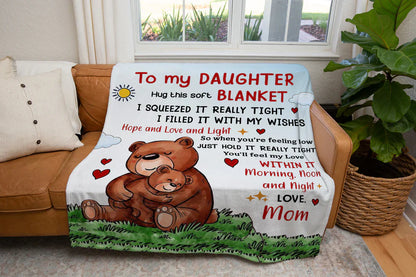 Special Gift For Your Daughter Blanket - From Mom