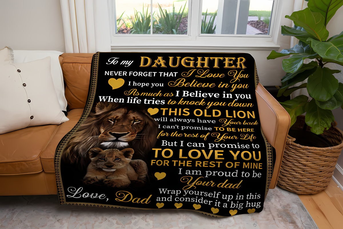 Special Gift For Your Daughter Blanket - From Dad