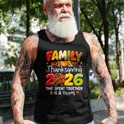 Best Thanksgiving Family Shirt , Funny Thanksgiving UnisexT-Shirt/Hoodie/Sweatshirt HLT00 - Family Thanksgiving 2026 Thanksgiving Crew Turkey Matching T-Shirt (1)