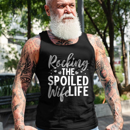 Best Wife Shirt, Wife and Husband Unisex T-Shirt/Hoodie/Sweatshirt HLT00 - Gift for wife T shirt, spoiled wife   Funny Spoiled Wife Art For Women Husband Spoiled Wife Life Pre (4)
