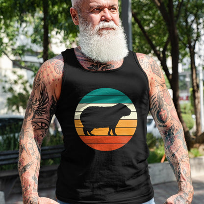 Cute Capybara Shirt, Funny Capybara Unisex T-Shirt/Hoodie/Sweatshirt HLT00 - Retro Rodent Funny Capybara Dont Be Worry Be Capy T-Shirt, Men, Black, 3X-Large