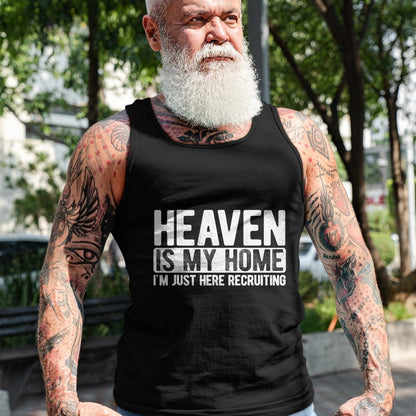 Christian Tee, Christian Faith Unisex T-Shirt/Hoodie/Sweatshirt HLT00 - Heaven Is My Home Christian Religious Jesus T-Shirt (1)