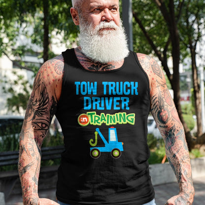 Best Truck Driver Life Shirt, Funny Trucker UnisexT-Shirt/Hoodie/Sweatshirt HLT00 - Kids Future Tow Truck Driver in Training T-Shirt