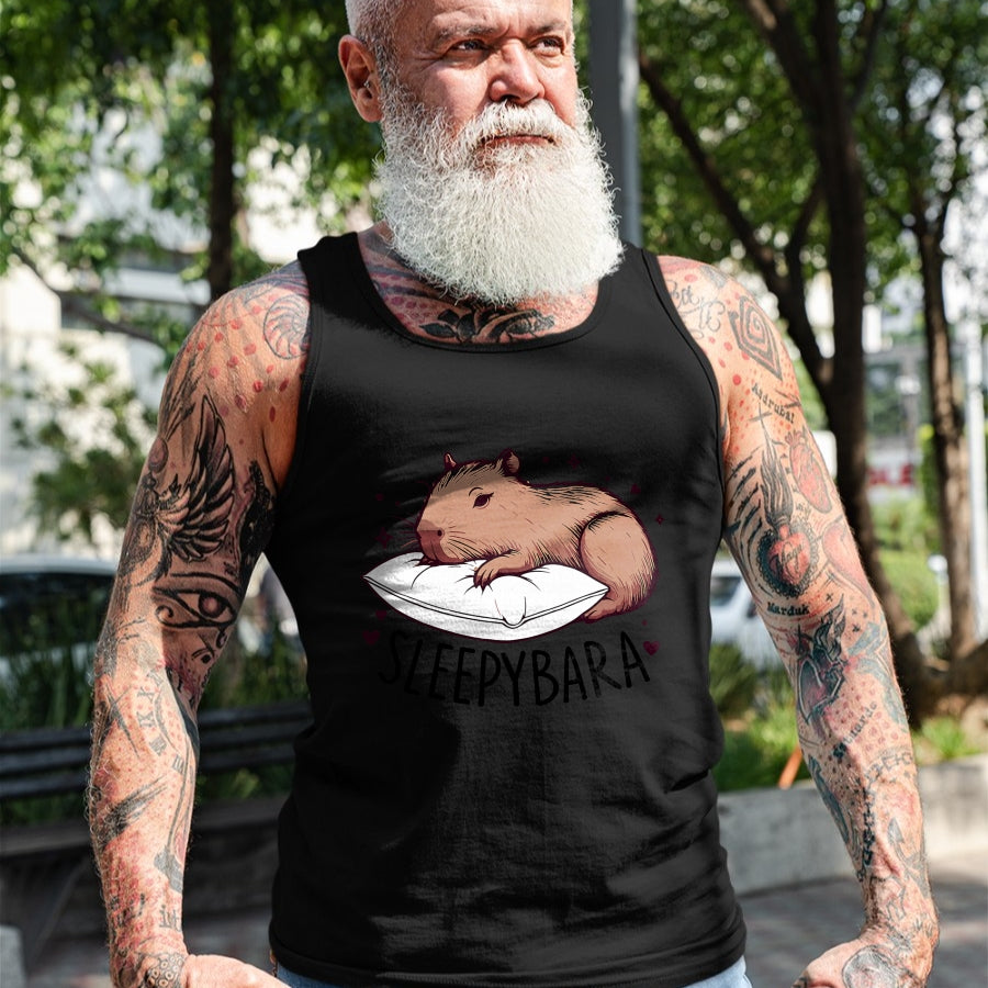 Cute Capybara Shirt, Funny Capybara Unisex T-Shirt/Hoodie/Sweatshirt HLT00 - Kids Capybara Funny Sleepybara Sleep Pajamas Girls Boys T-Shirt