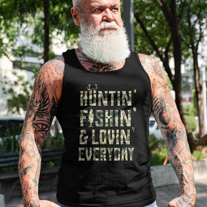 Funny Hunting Shirt, Gift For Hunting Lover Unisex T-Shirt/Hoodie/Sweatshirt HLT00 - Hunting Fishing Loving Every Day Shirt, Camo T-Shirt T-Shirt