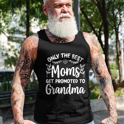 Best Grandma Shirt, Proud Grandma Unisex T-Shirt/Hoodie/Sweatshirt HLT00 - Grandma Art For Women Mom Promoted To Grandmother Grandma T-Shirt (1)