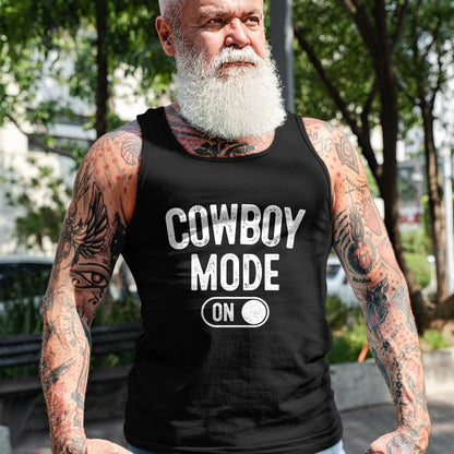 Best Farmer Life Shirt, Funny Farmer UnisexT-Shirt/Hoodie/Sweatshirt HLT00 - Cowboy Mode On Costume Funny Farmer Rodeo Gift Rancher T-Shirt