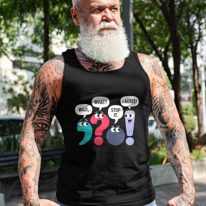 Best Teacher Shirt, Funny Teacher UnisexT-Shirt/Hoodie/Sweatshirt HLT00 - Wait What Stop It I Agree Funny Punctuation Grammar Teacher T-Shirt