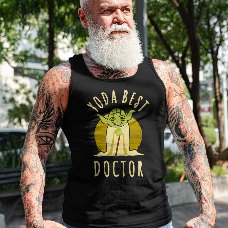 Best Doctor Shirt, Funny Doctor UnisexT-Shirt/Hoodie/Sweatshirt HLT00 - Star Wars Classic Yoda Best Doctor Jedi Vintage Chibi Yoda T-Shirt