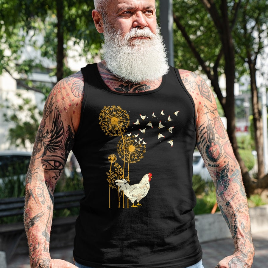 Best Farmer Life Shirt, Funny Farmer UnisexT-Shirt/Hoodie/Sweatshirt HLT00 - Farmer Poultry Bird Flower Farm Animal Dandelion Chicken T-Shirt Small