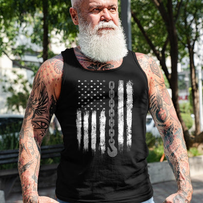 Best Truck Driver Life Shirt, Funny Trucker UnisexT-Shirt/Hoodie/Sweatshirt HLT00 - Tow Truck Driver Gift Men USA Flag Towing Hook for US T-Shirt