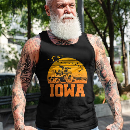 Best Farmer Life Shirt, Funny Farmer UnisexT-Shirt/Hoodie/Sweatshirt HLT00 - Iowa T-Shirt - Vintage Retro Tractor Farmer Shirt Gift T-Shirt