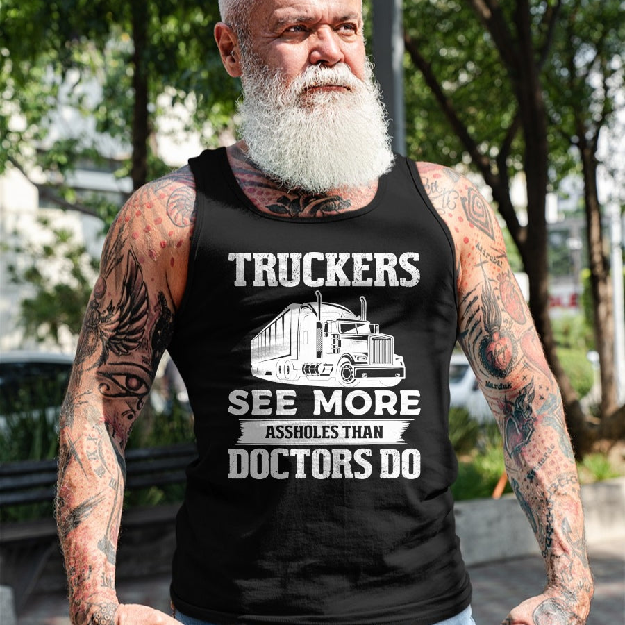 Best Truck Driver Life Shirt, Funny Trucker UnisexT-Shirt/Hoodie/Sweatshirt HLT00 - Truckers See More Funny Truck Driver Gifts for Trucking Dads T-Shirt