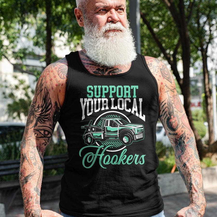 Best Truck Driver Life Shirt, Funny Trucker UnisexT-Shirt/Hoodie/Sweatshirt HLT00 - Tow Truck Driver Proud Trucker Towing Tow Trucker T-Shirt