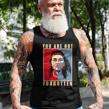 Native American T-Shirts, Vintage Native American Unisex T-Shirt/Hoodie/Sweatshirt HLT00 - You Are Not Forgotten Mmiw Awareness Native American Indian