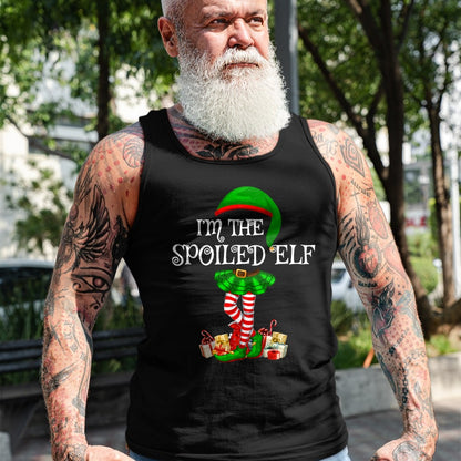 Best Wife Shirt, Wife and Husband Unisex T-Shirt/Hoodie/Sweatshirt HLT00 - Matching Family Group I'm The Spoiled Elf Christmas T-Shirt