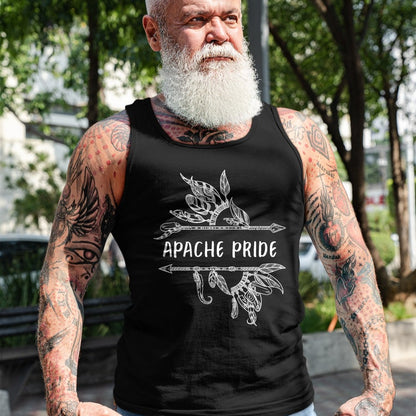 Native American T-Shirts, Vintage Native American Unisex T-Shirt/Hoodie/Sweatshirt HLT00 - Apache Pride Indian Native American Roots