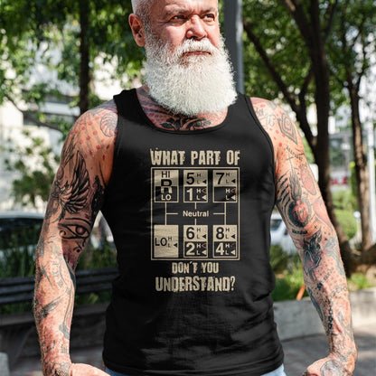 Best Truck Driver Life Shirt, Funny Trucker UnisexT-Shirt/Hoodie/Sweatshirt HLT00 - Funny Truck Driver Shirt, 18 Speed Gear T-Shirt, Men, Dark Heather Grey, XX-Large