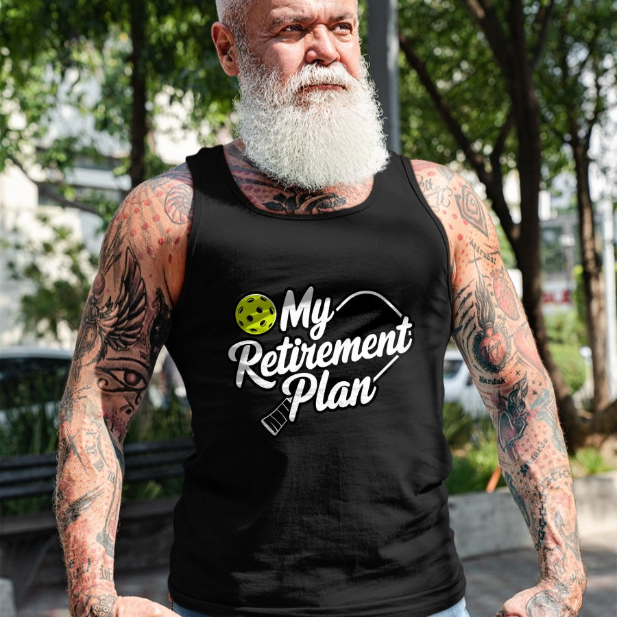 Funny Pickleball Shirt, Pickleball Lover Unisex T-Shirt/Hoodie/Sweatshirt HLT00 - My Retirement Plan Pickleball T-Shirt
