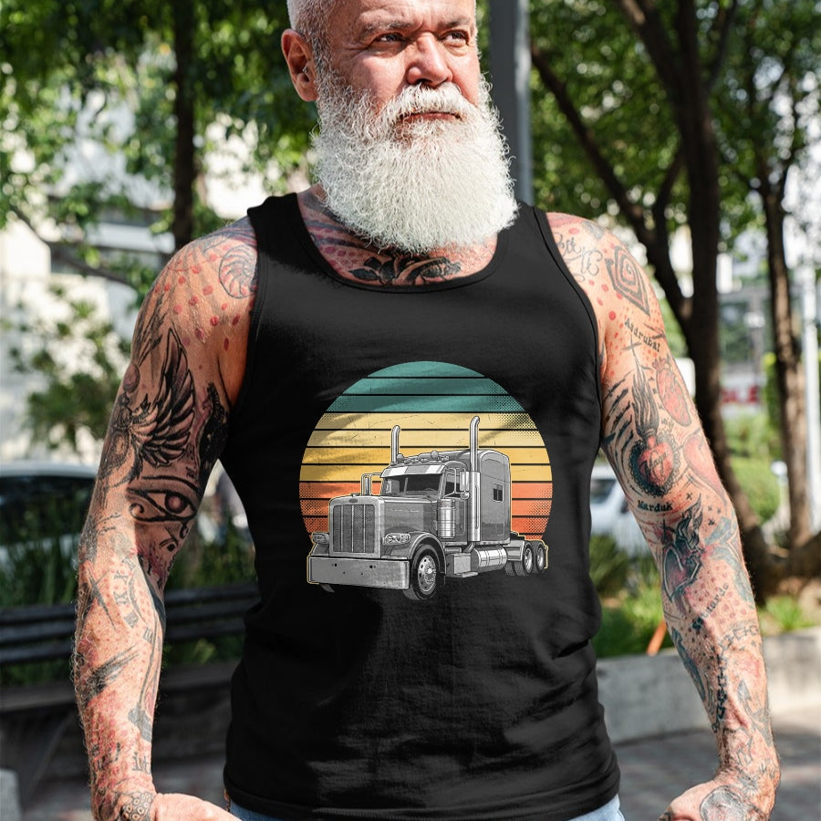 Best Truck Driver Life Shirt, Funny Trucker UnisexT-Shirt/Hoodie/Sweatshirt HLT00 - Vintage Truck Trucker Truck Driver 18 Wheeler Trucking T-Shirt