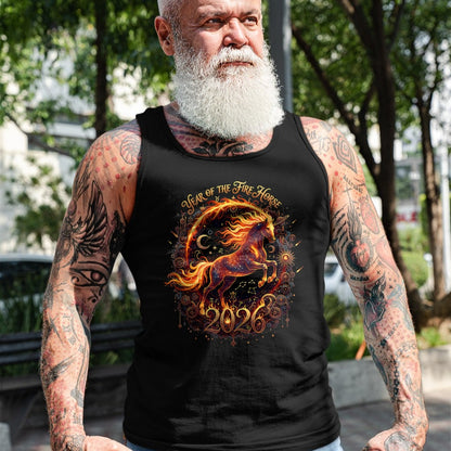 Best Horse Lover Shirt , Funny Horse UnisexT-Shirt/Hoodie/Sweatshirt HLT00 - Year of The Fire Horse 2026 Lunar Chinese New Year Zodiac T-Shirt