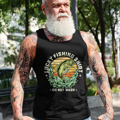 Gift for Dad Shirt, Funny Dad Unisex T-Shirt/Hoodie/Sweatshirt HLT00 – Lucky Fishing Shirt Do Not Wash Vintage Fishing Lover Gag T-Shirt