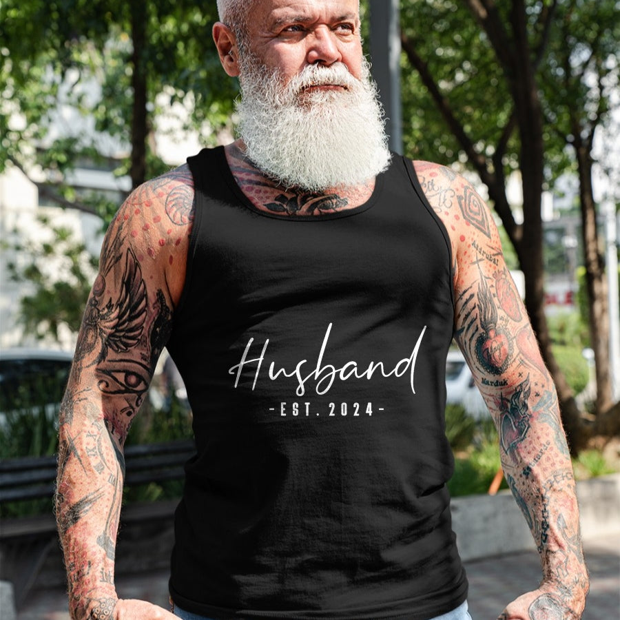 Best Wife Shirt, Wife and Husband Unisex T-Shirt/Hoodie/Sweatshirt HLT00 - Husband Est 2024 Just Married Honeymoon Hubby Wedding Couple T-Shirt