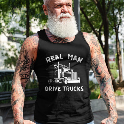 Best Truck Driver Life Shirt, Funny Trucker UnisexT-Shirt/Hoodie/Sweatshirt HLT00 - Truck Driver Real Men Drive Trucks semi-Trailer Trucker Job T-Shirt