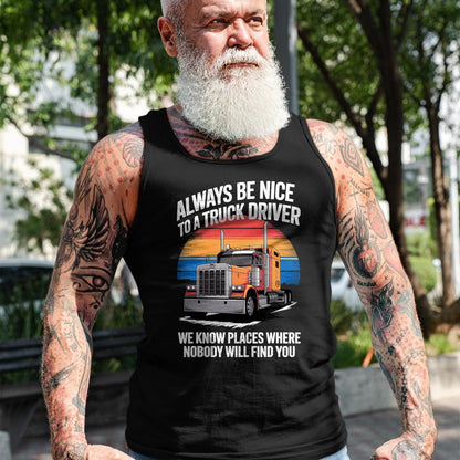 Best Truck Driver Life Shirt, Funny Trucker UnisexT-Shirt/Hoodie/Sweatshirt HLT00 - Best Truck Driver Art for Men Dad Women Trucking CDL Trucker T-Shirt (1)