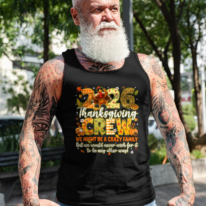 Best Thanksgiving Family Shirt , Funny Thanksgiving UnisexT-Shirt/Hoodie/Sweatshirt HLT00 - Family Thanksgiving 2026 Thanksgiving Crew Turkey Matching T-Shirt (2)