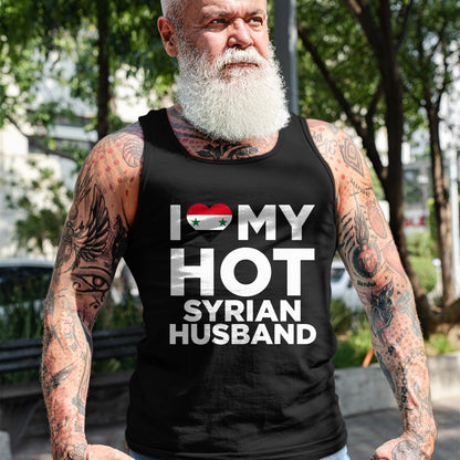 Best Wife Shirt, Wife and Husband Unisex T-Shirt/Hoodie/Sweatshirt HLT00 - I Love My Hot Syrian Husband Cute Syria Native Relationship T-Shirt