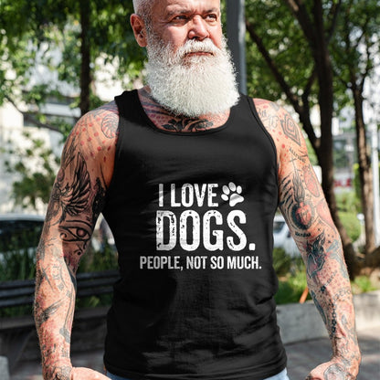 Dog Love Shirt, Dog Lover Gift T-Shirt/Hoodie/Sweatshirt HLT00 - I Love Dogs. People, Not So Much Funny Dog Lover Gift T-Shirt