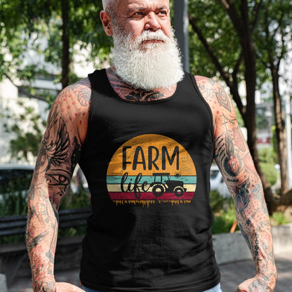 Best Farmer Life Shirt, Funny Farmer UnisexT-Shirt/Hoodie/Sweatshirt HLT00 - Retro Vintage Farm Life Farming Tractor Family Farmer Gift T-Shirt Small