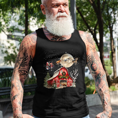 Best Farmer Life Shirt, Funny Farmer UnisexT-Shirt/Hoodie/Sweatshirt HLT00 - Funny Santa Claus Tractor Cows Farm Farmer Christmas Holiday T-Shirt