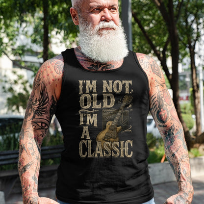 Guitar Lover Shirt, Funny Guitar UnisexT-Shirt/Hoodie/Sweatshirt HLT00 - I’m Not Old I’m A Classic Shirt Vintage Guitar Music Lover T-Shirt