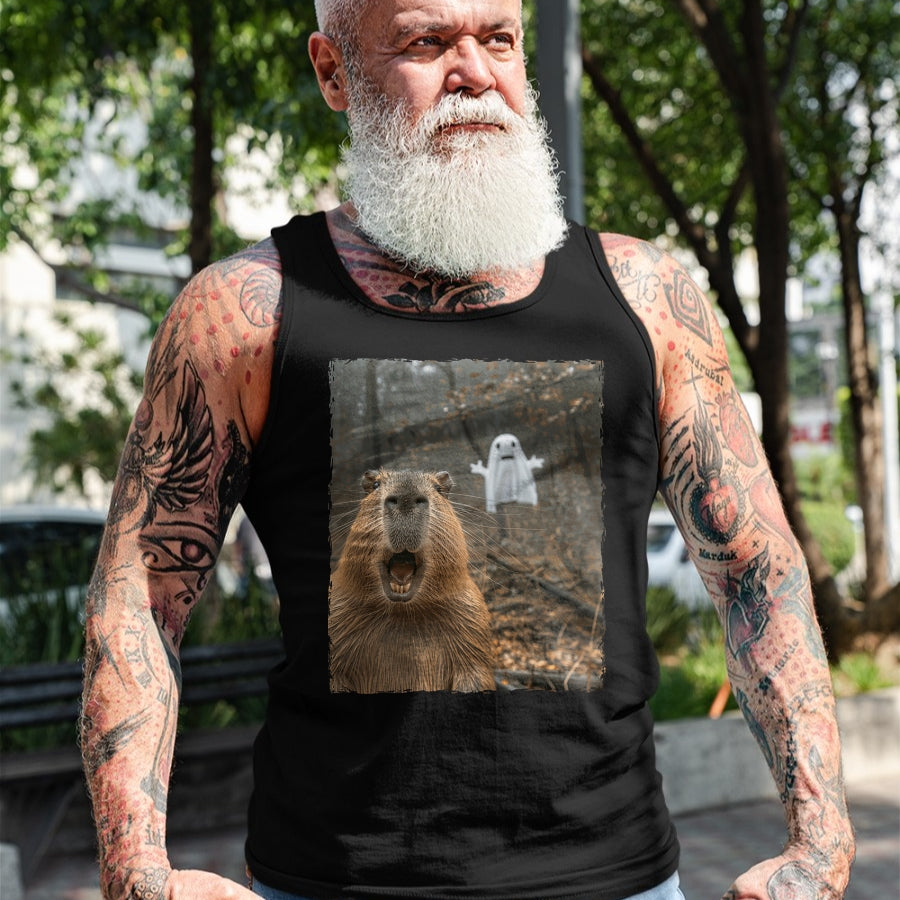 Cute Capybara Shirt, Funny Capybara Unisex T-Shirt/Hoodie/Sweatshirt HLT00 - Funny Capybara Halloween T-Shirt