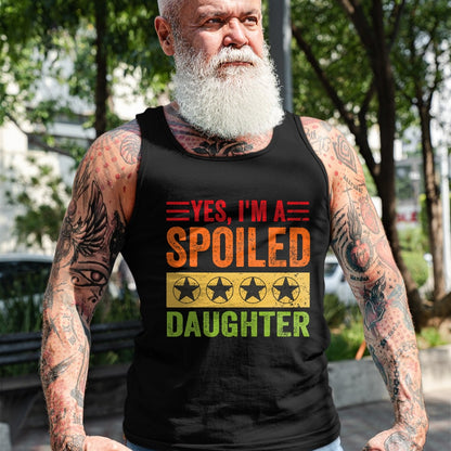 Best Wife Shirt, Wife and Husband Unisex T-Shirt/Hoodie/Sweatshirt HLT00 - Yes I'm A Spoiled Daughter Tees Women Girls Valentines Day T-Shirt (1)